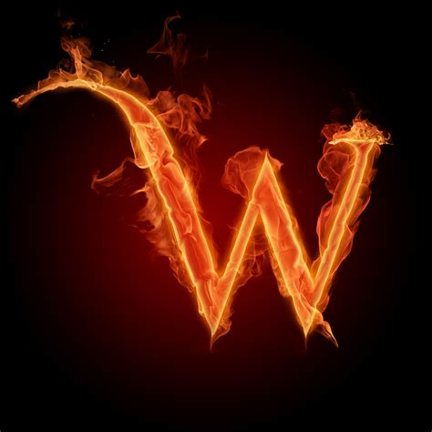 The w - W is the symbol for the chemical element tungsten, after its German (and alternative English) name, Wolfram. [28] It is the SI symbol for the watt, the standard unit of power. It is also often used as a variable in mathematics, especially to represent a complex number or a vector. 